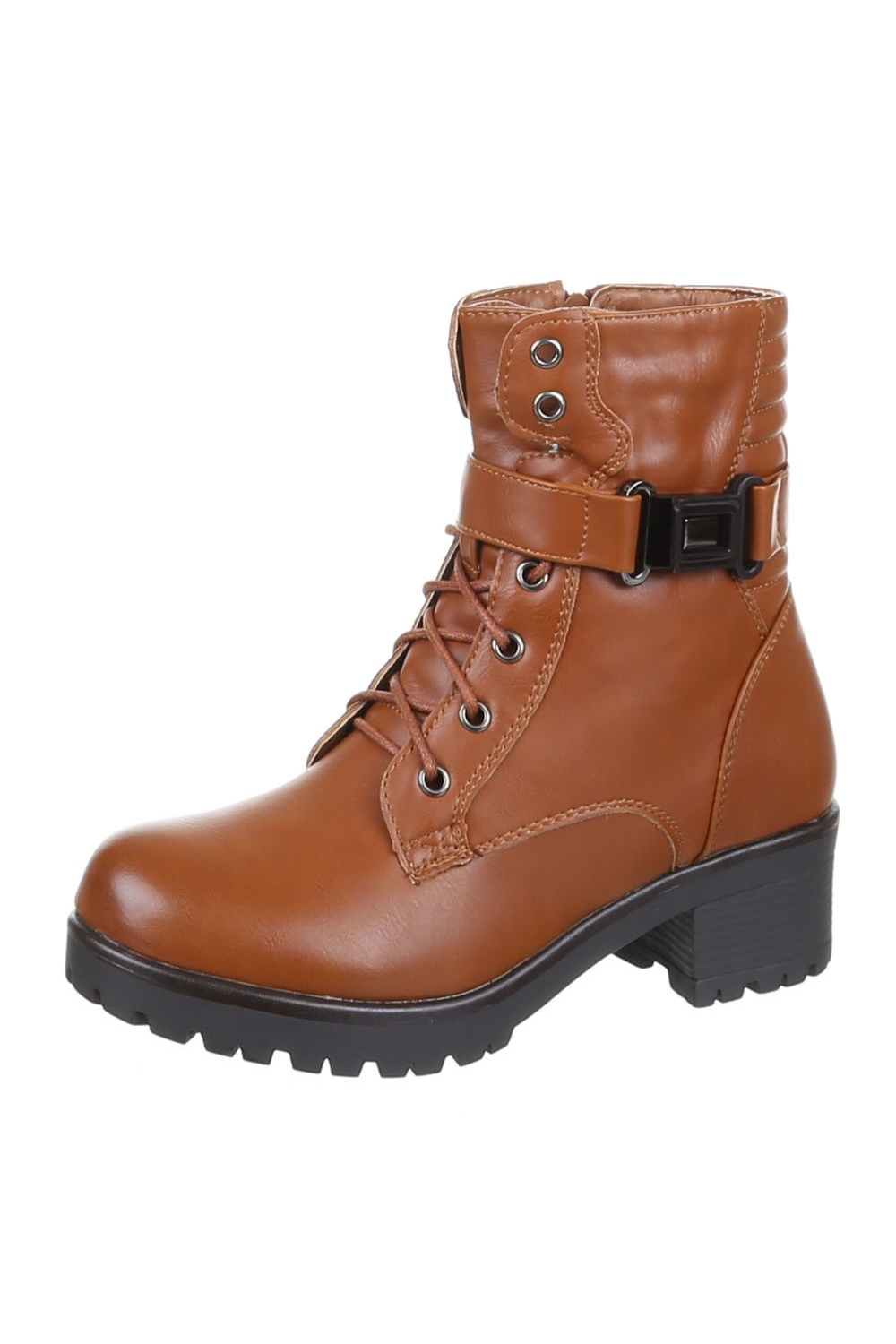 Damen Boots Stiefeletten camel