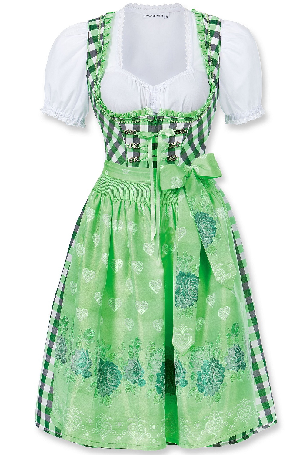 Midi Dirndl Sunny apfel