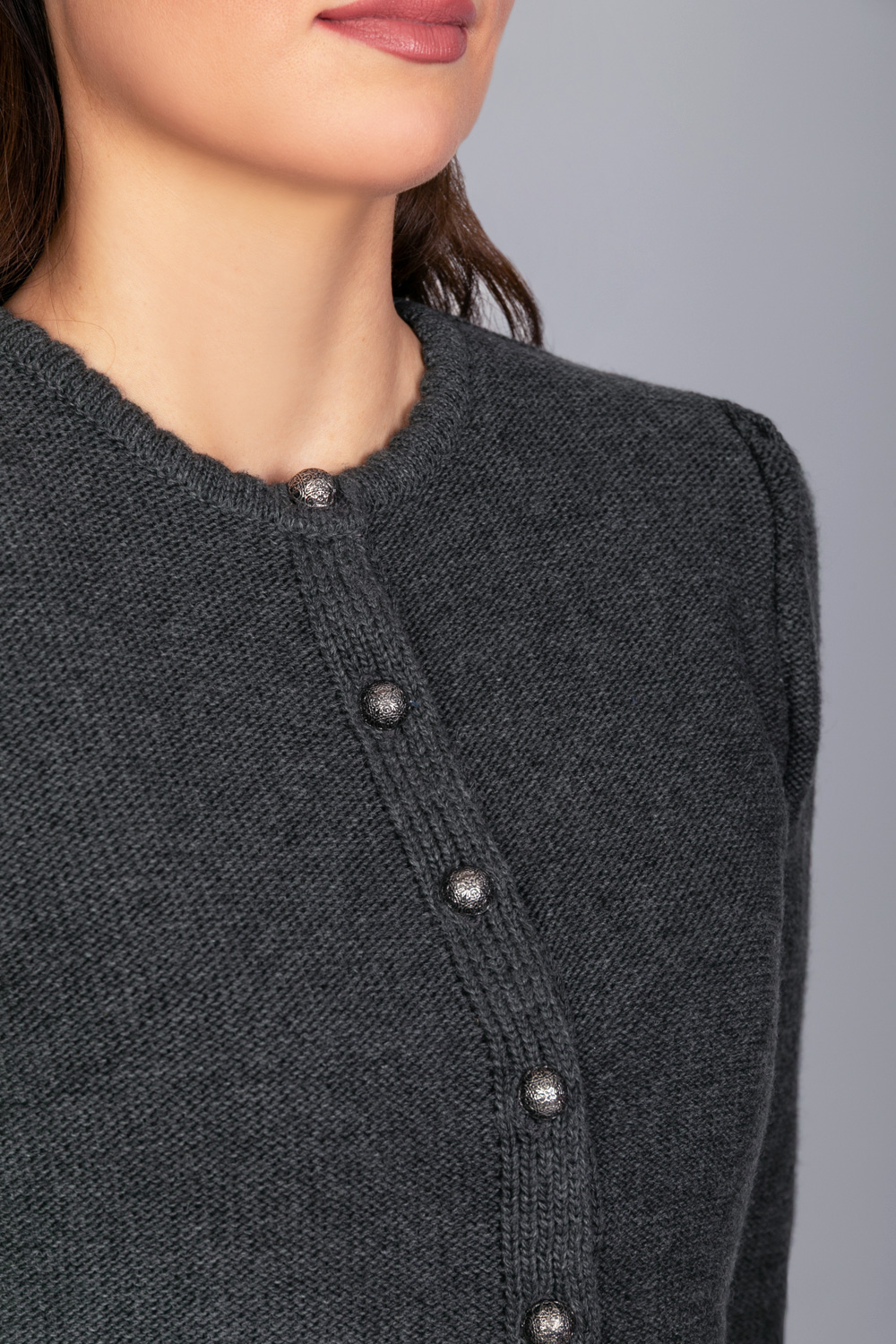 Strickjacke Sophie anthrazit