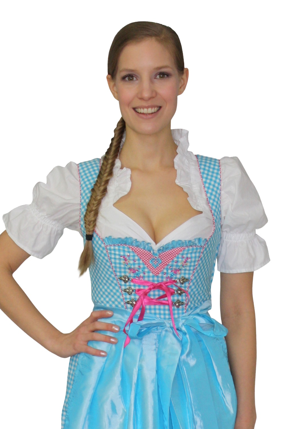 Midi Dirndl Jasmin türkis