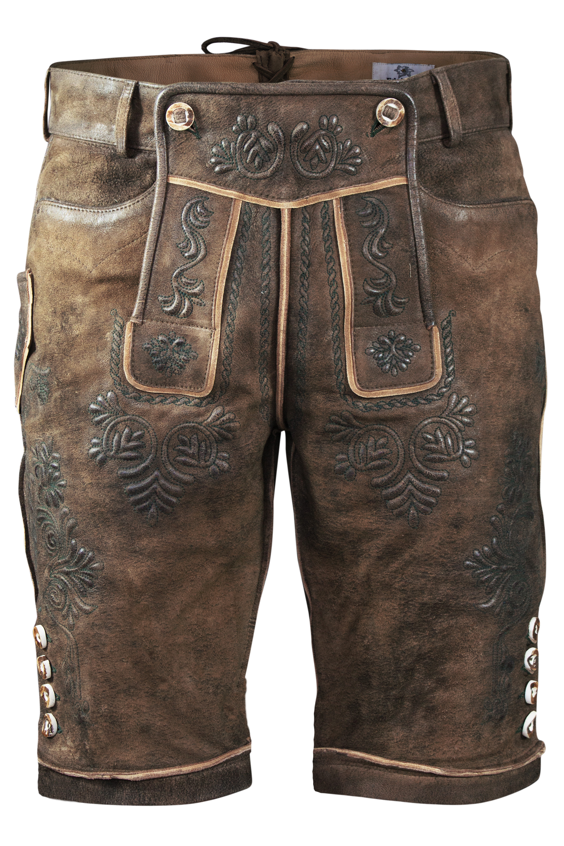 Kurze Wildbock Lederhose Jan