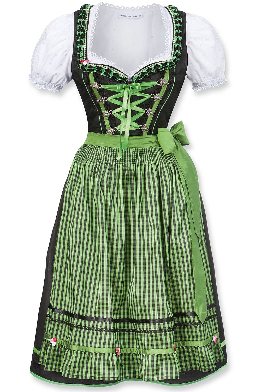 Midi Dirndl Geo apfel