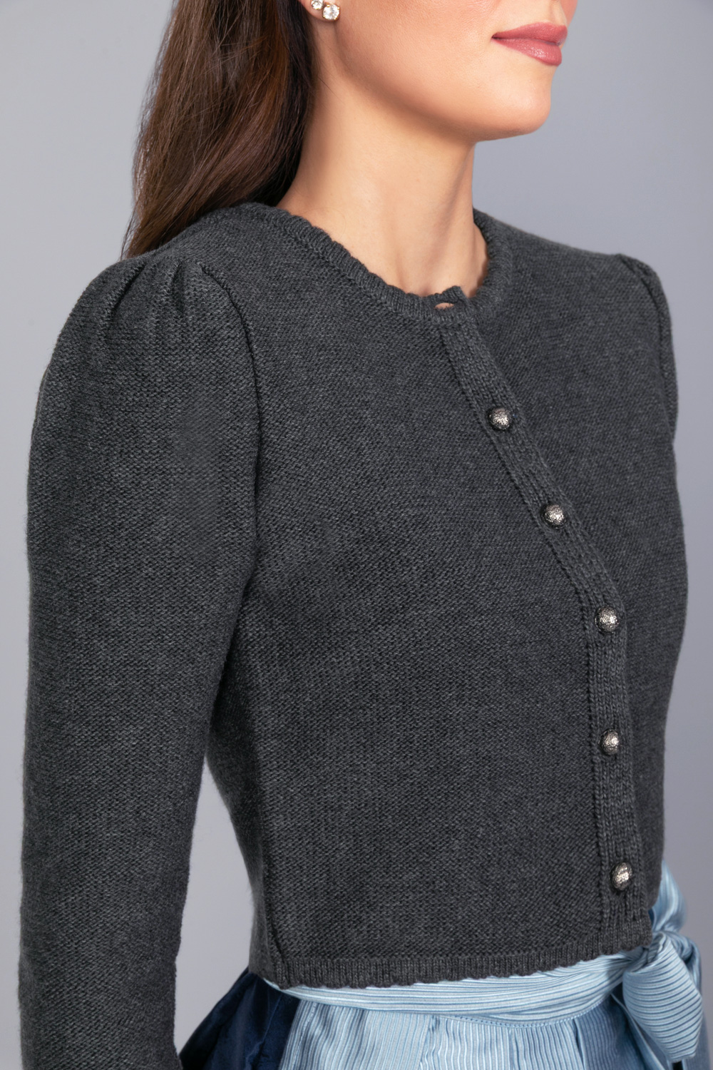 Strickjacke Sophie anthrazit