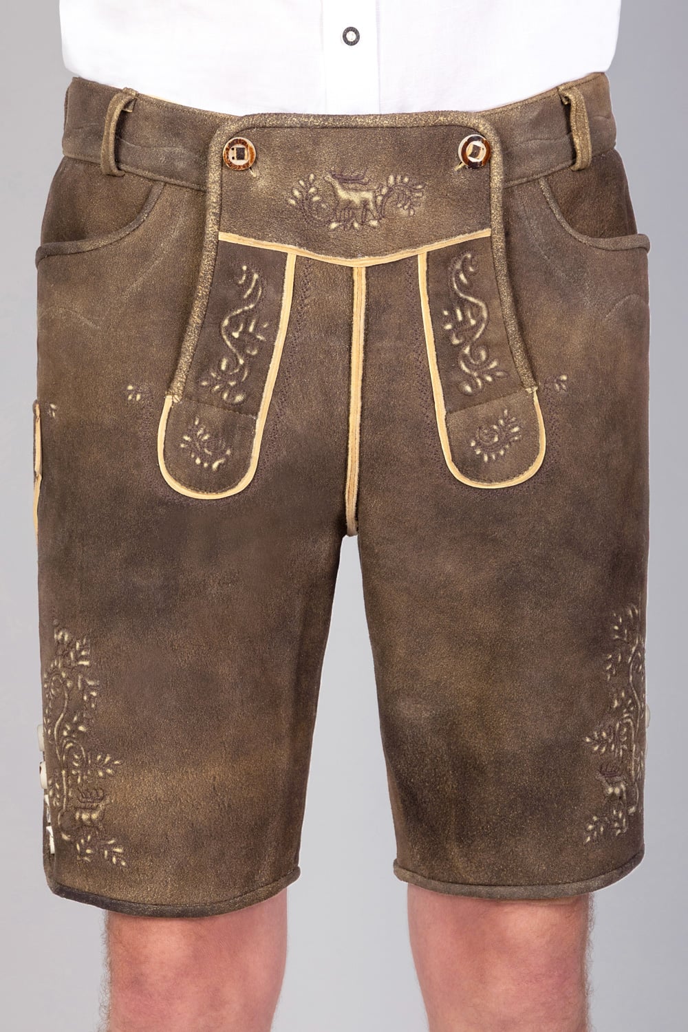 Kurze Hirschlederhose Uli sämisch