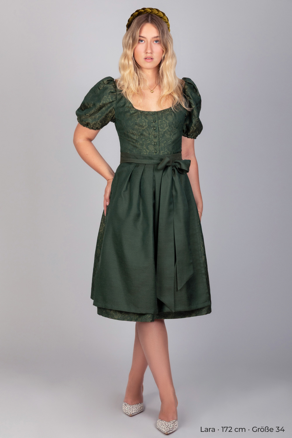 Made in Germany Dirndl Paulina mit Puffärmeln